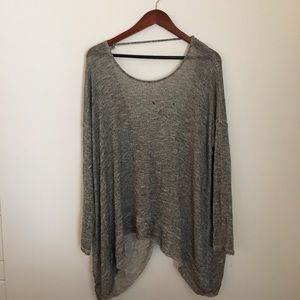 Free People long sleeved knit top